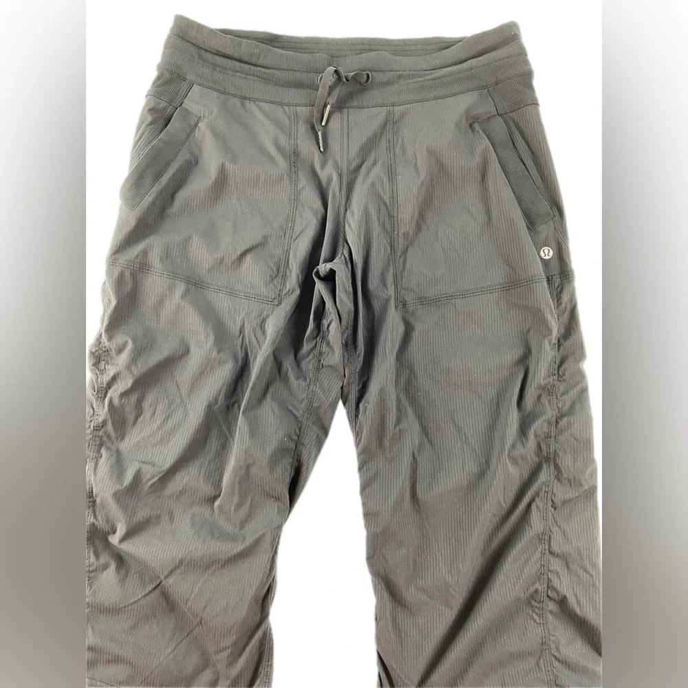 Lululemon Studio Crop size 10 Black - Picture 7 of 16